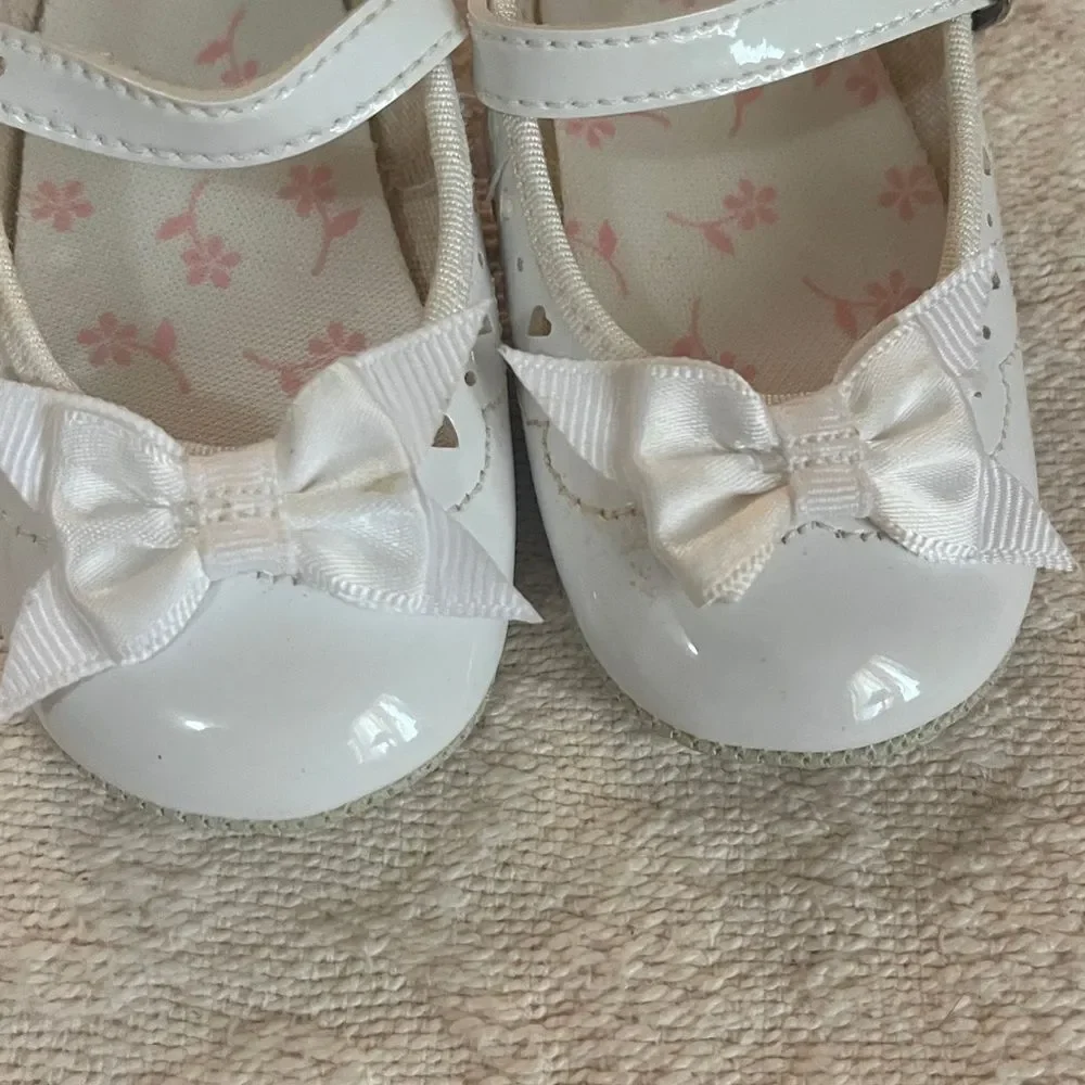 Baby white shoes
